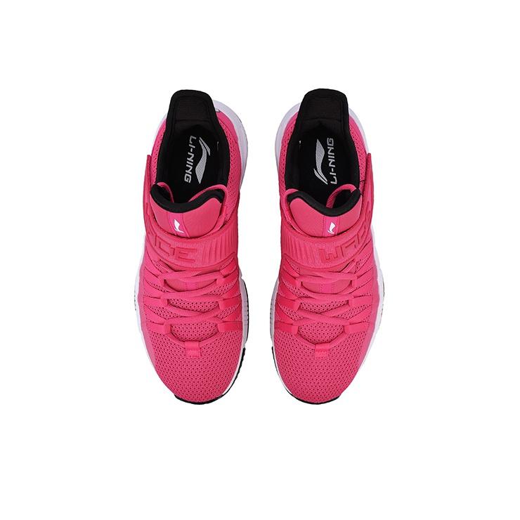 Li Ning Cloud Cushioning Training Basketball Shoes Unisex sneaker Pink Black ABCN017-5