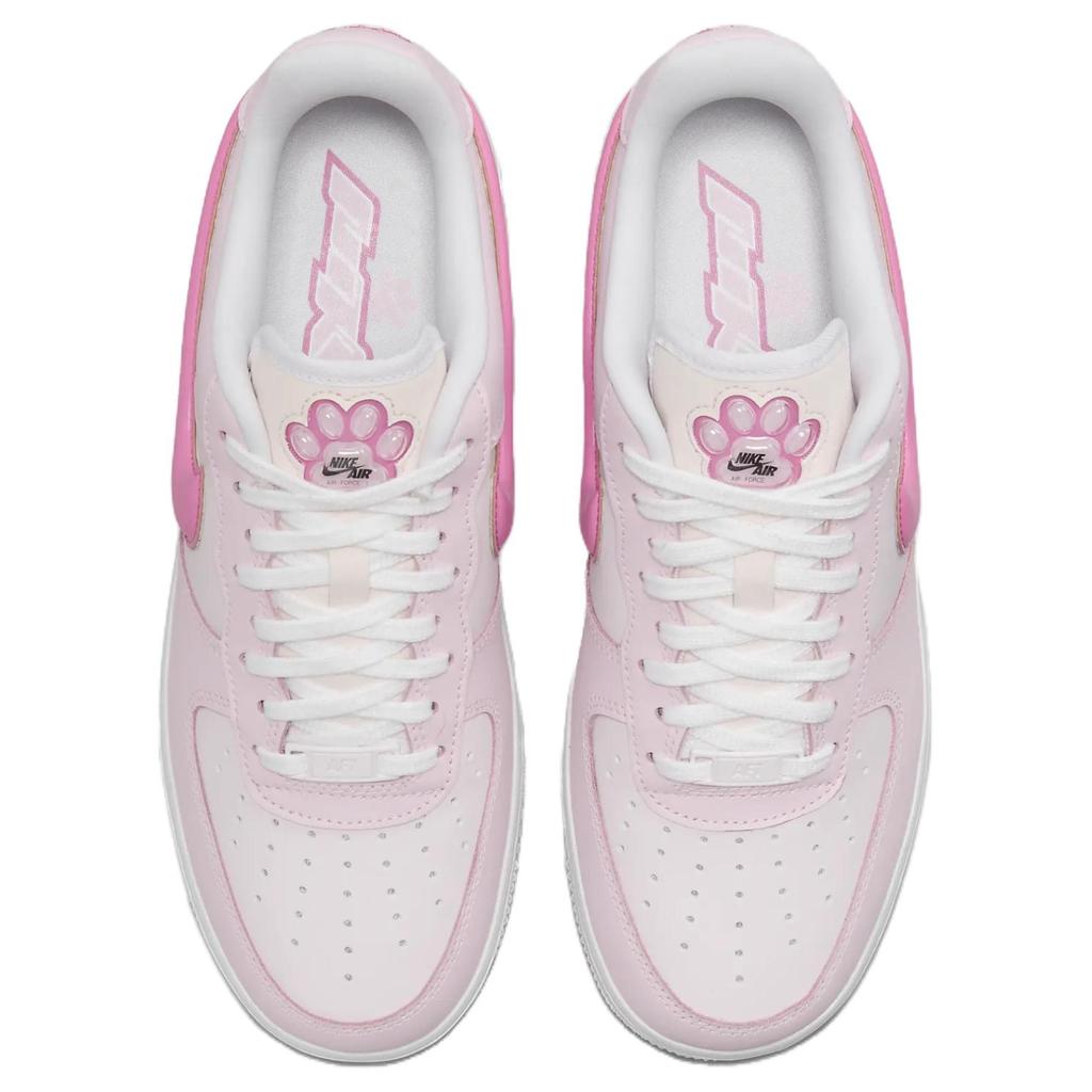 Nike Air Force 1 '07 LX Women's Pearl Pink White Pink Foam Paw Print Low Top Leather Air Cushion Classic Lifestyle Casual Sneakers HM3696-661