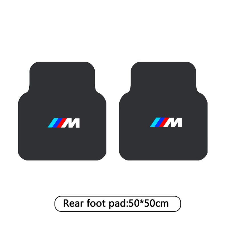 BBIJ5 Car Floor Mat Auto Front and Rear Carpet Foot Mats with Rubber Backing For BMW M3 M4 M5 E39 E46 E60 E90 X1 X3 X5 X7 F10 F20 F30