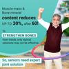Zandu Seniorz BoneStrength Tablet 60 Tablets for Seniors with Natural Calcium & Vitamin D3 for Strong Bones