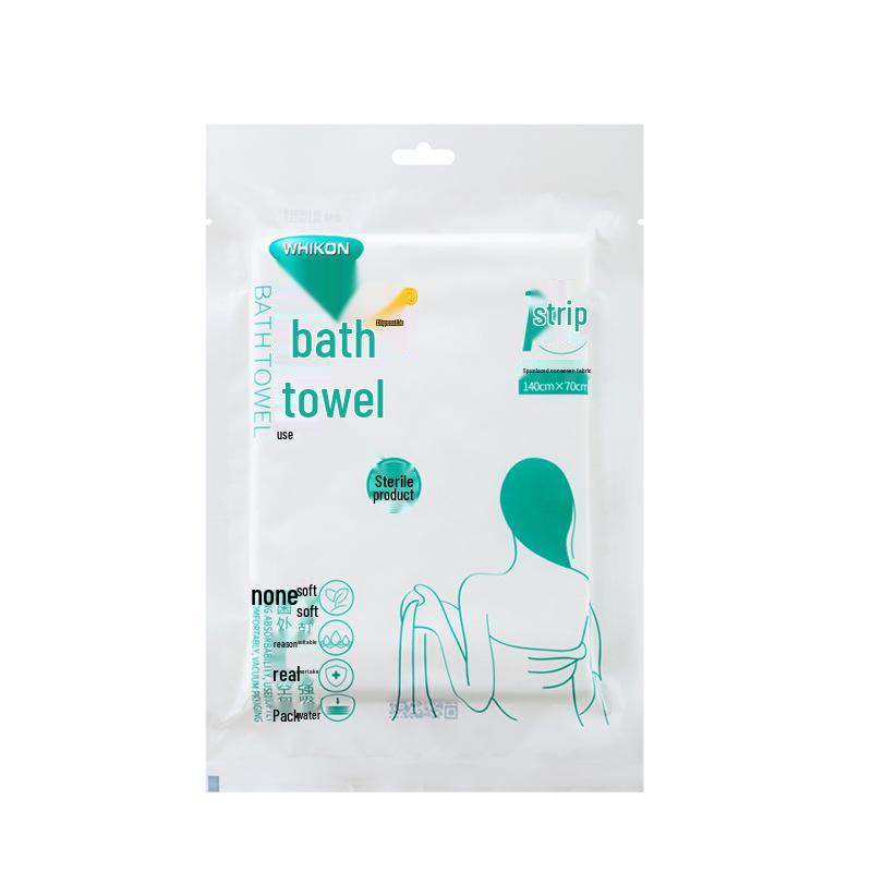 WHIKON Huikang Disposable Vacuum-Packed Towel, Bed Sheet, Duvet Cover, Pillowcase & Toilet Seat Cover Set