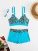 Dámské push-up plavky, bikiny set, šněrovací plavky, dámské plavky, bikiny