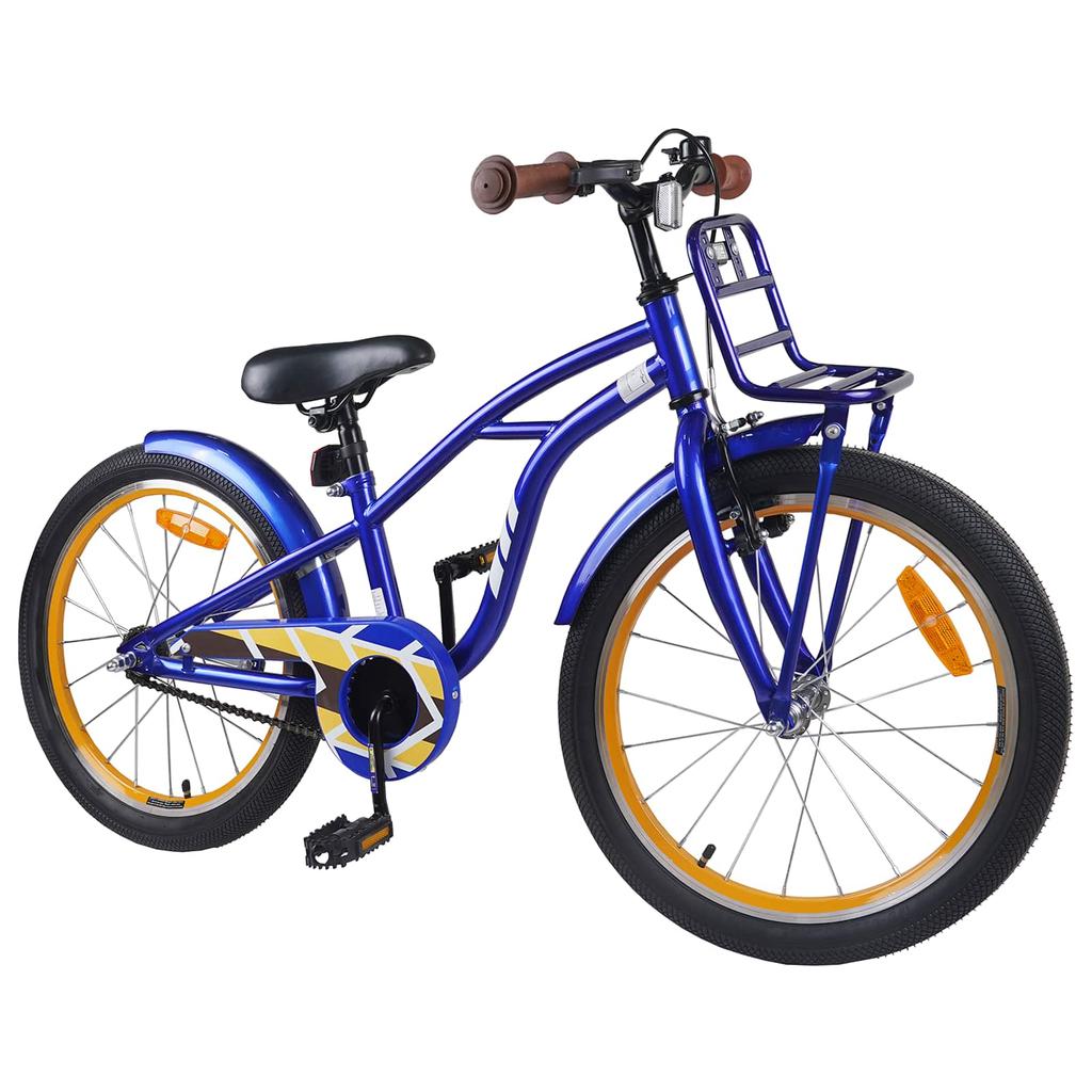 Kids  Bicycle 20 Inch for Ages 6 11 Dark Blue