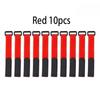 10pcs Reusable Fishing Rod Zip Ties, Hook and Loop Zip Ties, Pole Ties, Wrapped Outdoor Fishing Tools Practical Accessories