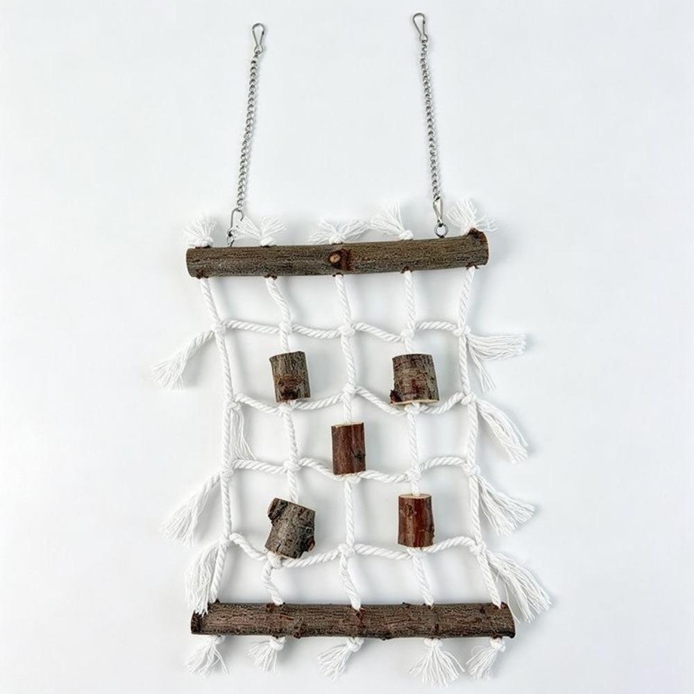 Natural Reptile Weaving Climbing Net Linen-cotton Bird Climbing Frame Climbing Pet Animals