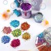 15 Colors Holographic Chunky Glitter 30G/Jar Laser Flakes Nail Glitter For Jewelry Making DIY Sewing Resin Art Craft Sequins