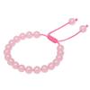 Certified Rose Quartz Bracelet For Women Men With Healing Crystal