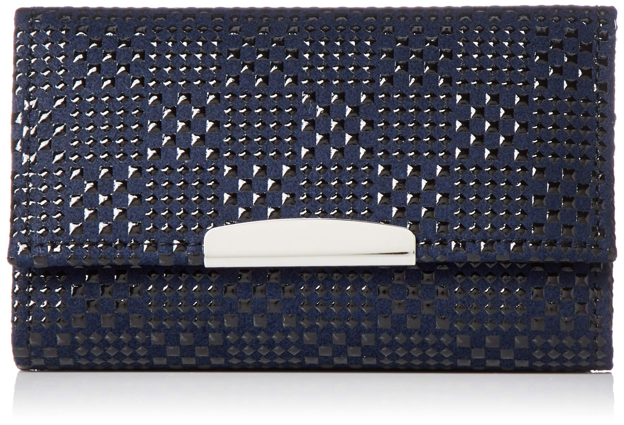 

Ключниця Ключниця B Темно-синя оленяча шкіра x чорний лак Дрібний картатий візерунок [Indenya] 4704-4167 4704-04-167