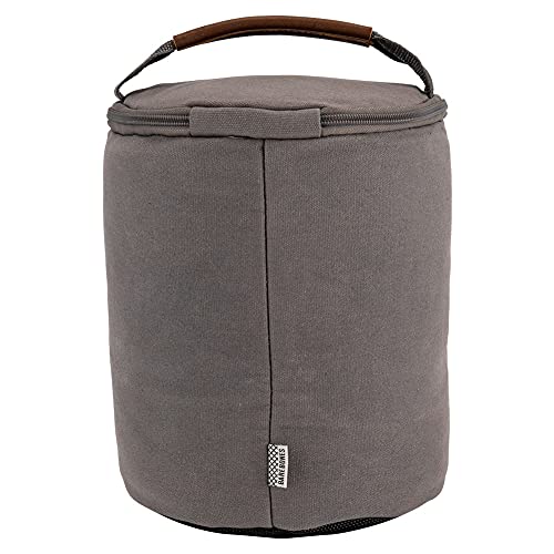 Barebones Living Padded Lantern Bag, Lantern Storage Bag LIV-285, Gray, for Railroad Lanterns and Forest Lanterns [Parallel Import]