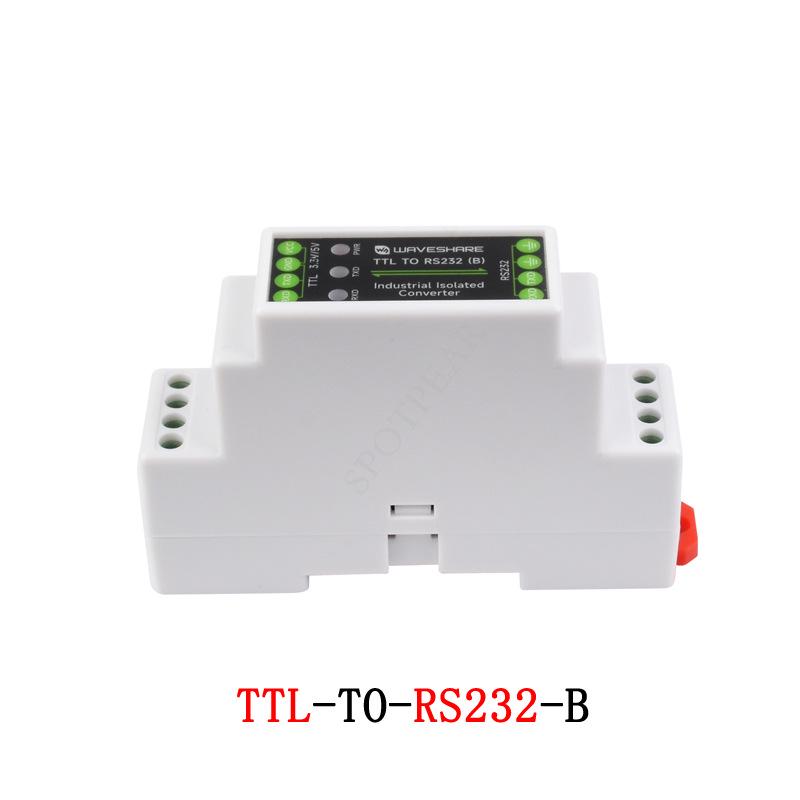 

Rail-Mount TTL to RS232 Module with Electrical Isolation and Multi-Level Surge Protection