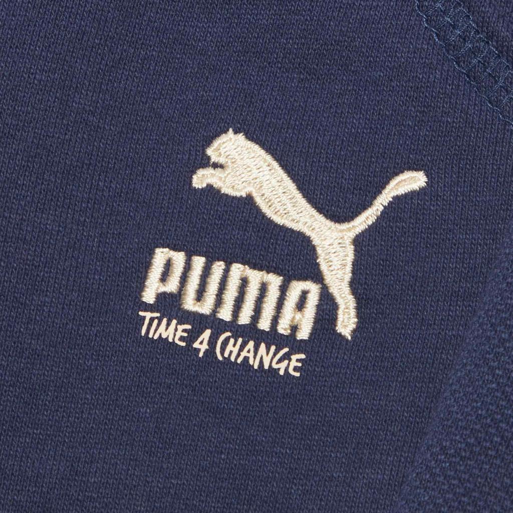 New Kids' PUMA Knitted Sweatpants Tweed Blue 599411-06