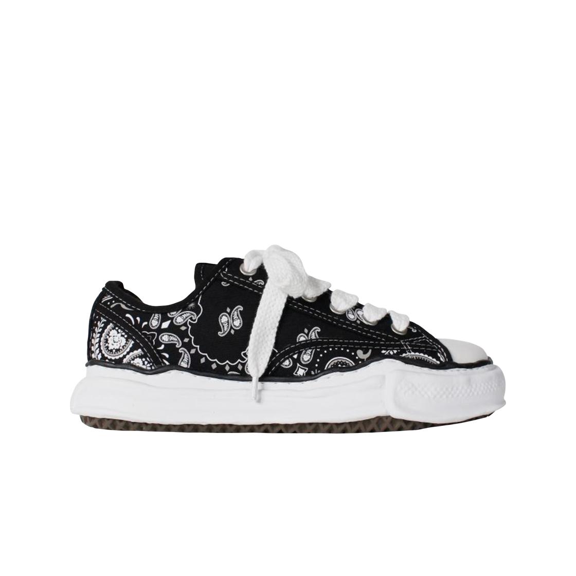 

Maison Mihara Yasuhiro Peterson Og Sole Canvas Bandana Low-top Sneakers Black EU 43
