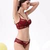 Set Lingerie Sexy Sottile in Pizzo Francese, Set Reggiseno Minimizer Anti-Caduta per Donne con Seno Abbondante