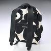 Marimekko Enni Unikko Backpack, Black and Off-White, 091650 192 [Product Code]