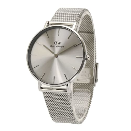 

DANIEL WELLINGTON PETITE UNITONE Women s Watch, Stainless Steel Mesh, Silver, DW00100469