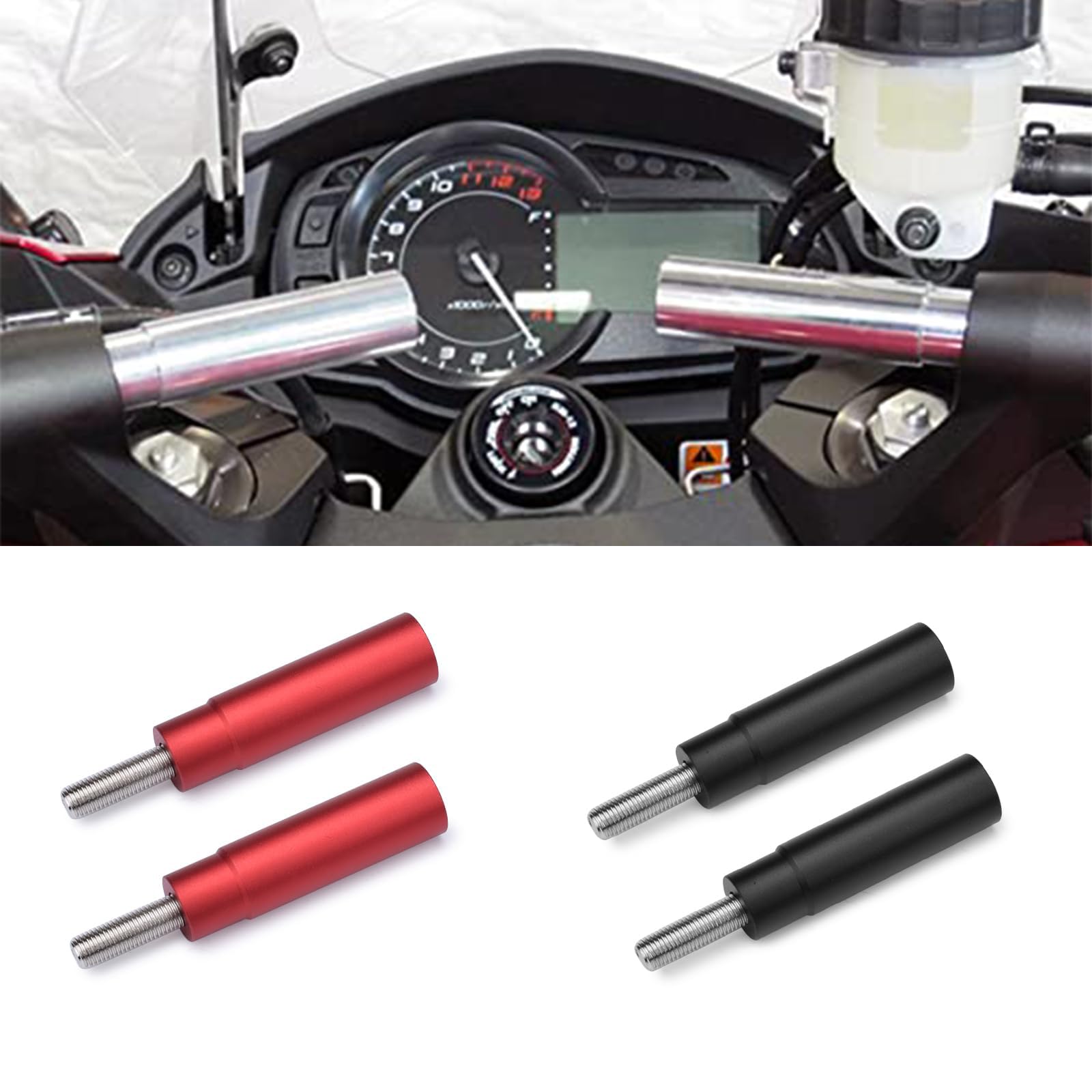 

Multi-Rod Holder Clamp for Motorcycle Models Kawasaki NINJA650 NINJA1000 Z1000SX H2-SX GTR1400 (Black) чорний