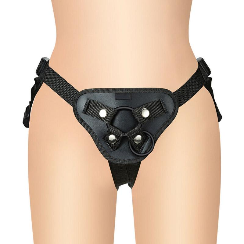 Universal Strap-On Harness Lesbian Pants O-Rings Sex Toy Dildo Attachment
