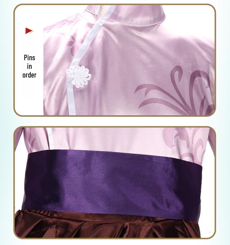 Blaues Kung-Fu-Gefängnis-Cosplay-Kostüm - Chinesischer Stil