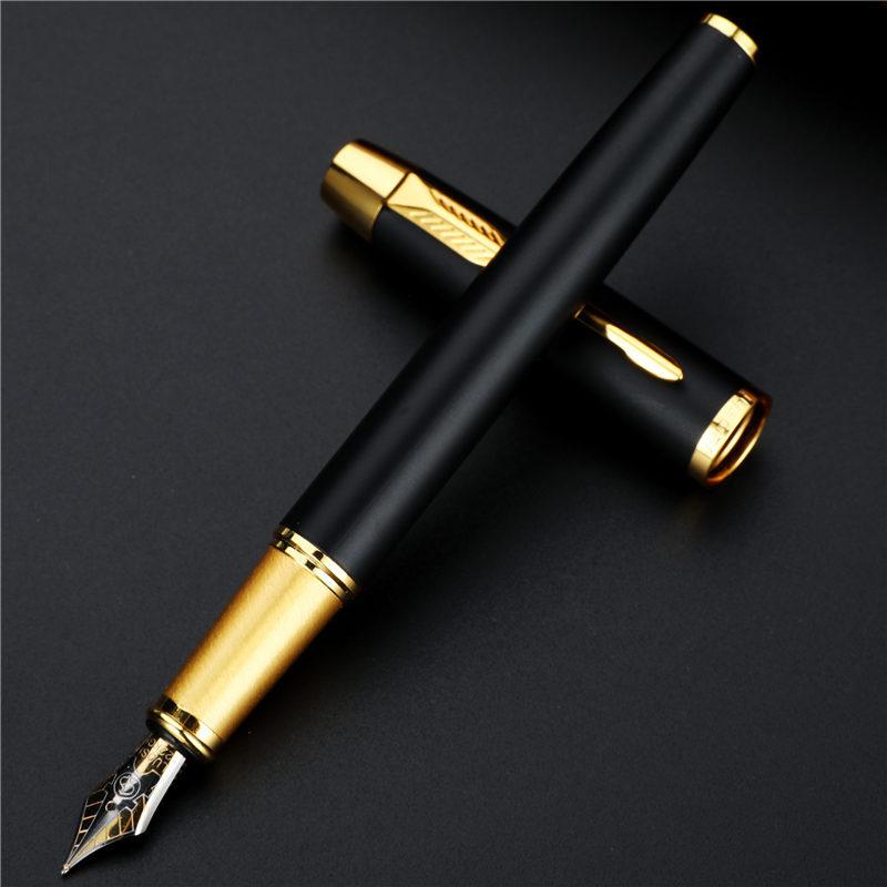 Quality Pen Black 0.5Mm Orb Pen Large Tip Pen Metal High-End Business Signature Pen