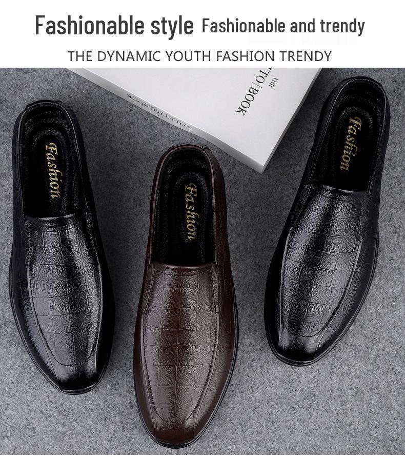 Men's Leather Loafers: Formal & Casual Cowhide Breathable Shoes
