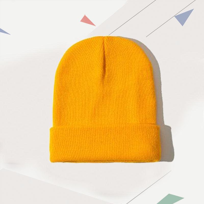 Custom Logo Winter Warm Beanie Personalized Embroidered Knitted Hat Team Stocking Skull Balaclava DIY
