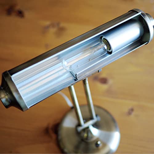 Interform Desk Light LT-4948GD Rocherie with Incandescent Bulb, Gold, Antique Hairline, Retro