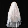 Bridal Veil Bride Elaborate Tulle Lace Bow Short Bachelorette Party Hen Party Bride Veil Hen Party Head Scarf