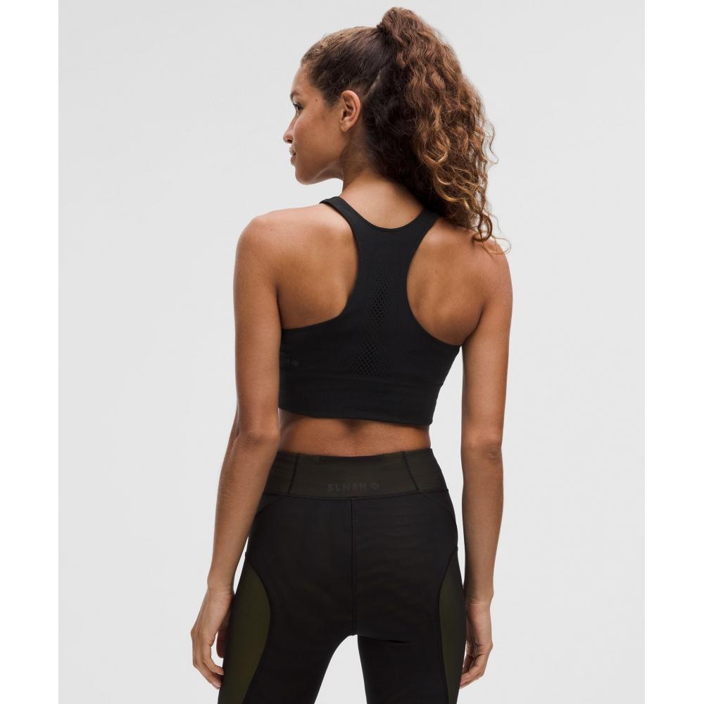 Lululemon Revealknit Cropped Tank Top  Slnsh Collection Black