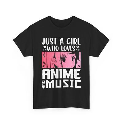 Nur ein Mädchen, das Anime liebt Shirt | Anime-inspiriertes Grafikshirt | Otaku Wear