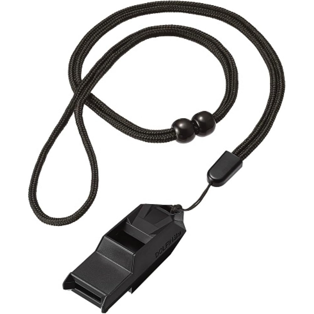 Molten Dolphin RA0120-K Whistle Black Lightweight Durable Sports Accessory