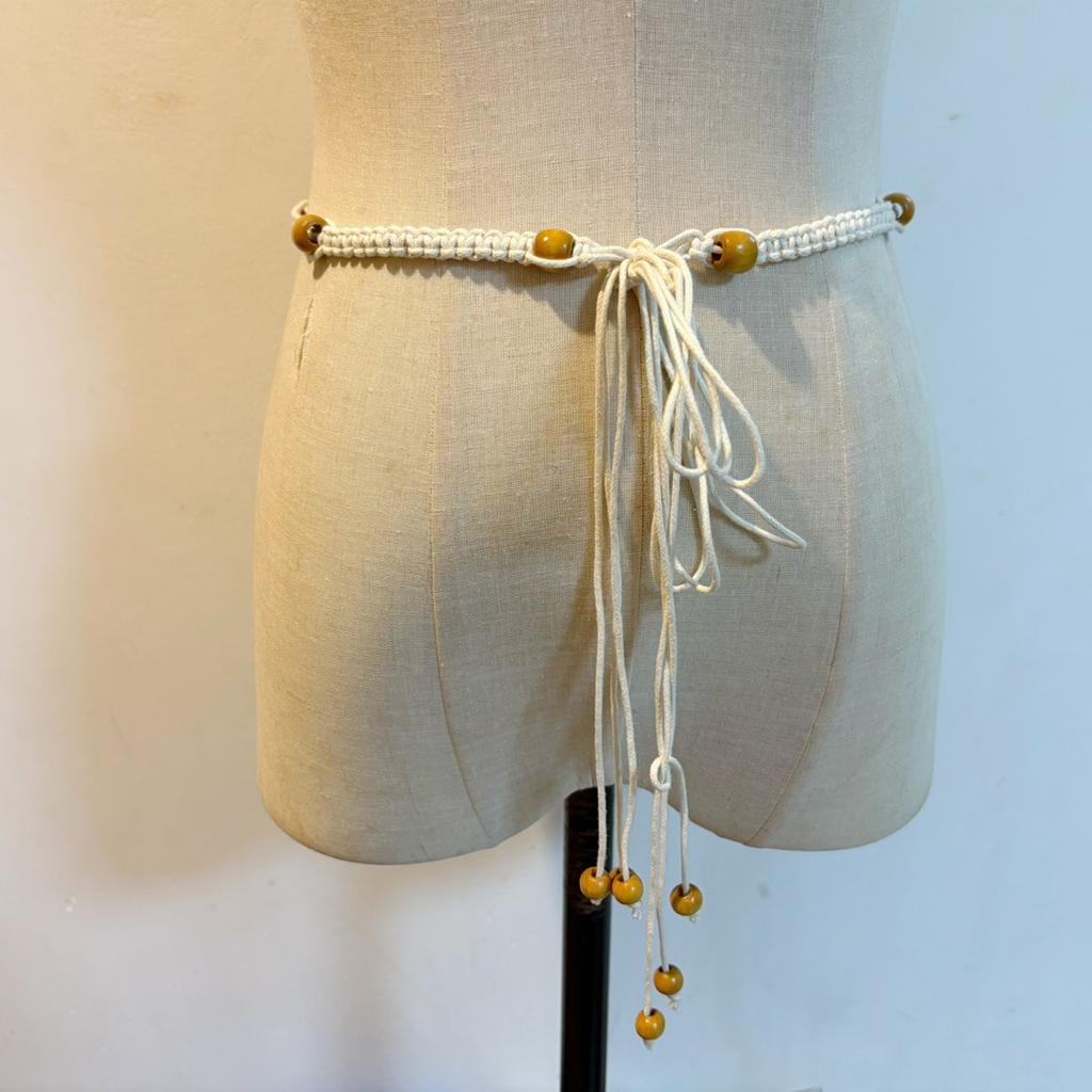Böhmische geflochtene Taillenkette für Damen Herren Weicher Nylon Körperschmuck Perfekt für Festivals Strandoutfits