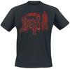 Death Life Will Never Last Tee, Death Metal T-Shirt with Red Logo & Skull Back Print, Death Band Fan Merch