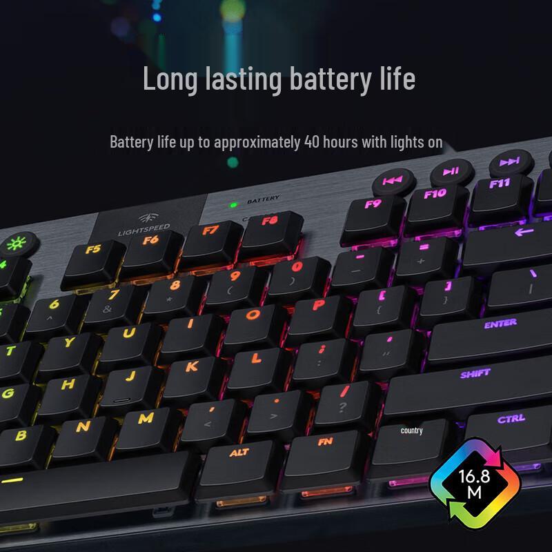 Logitech G913 TKL Wireless RGB Low-Profile Mechanical Gaming Keyboard
