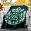 1pc Slytherin Snake Crest Outdoor Flannel Throw Blanket All Season Soft Warmth,Home Decor 1031251