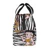 LDU Betty Boop Cartoon Black Lunch Bag, Bento Box, Insulated/Cooler Bag with Zipper, Compact, Soft Cooler Bag, Tote/Eco Bag