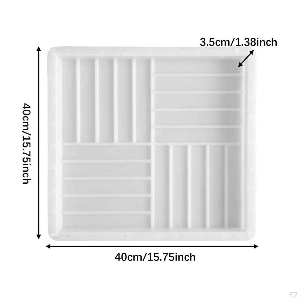 Beton Ziegel Zement Modell Bodenfliesen Vorlage Handwerk DIY Quadratisch Leichtgewicht Wege Hersteller