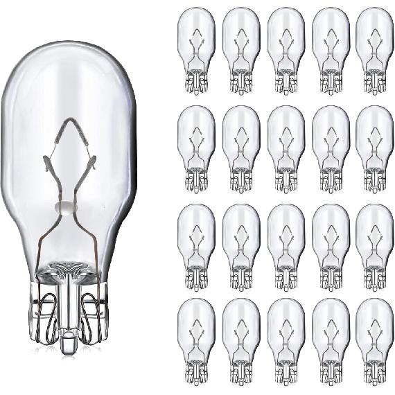 Kscjdg 18W 12V T5 Light Bulb Replacement Landscape Light Bulbs -Wedge Base Lights Bulb -Malibu Lights Bulbs -Low Voltage Landscaping Light Bulbs - 20