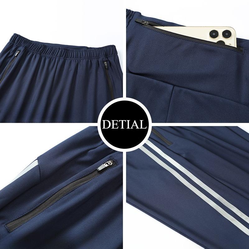 Autumn and Winter New Men's Running Multi-Pocket Casual Sports Trousers