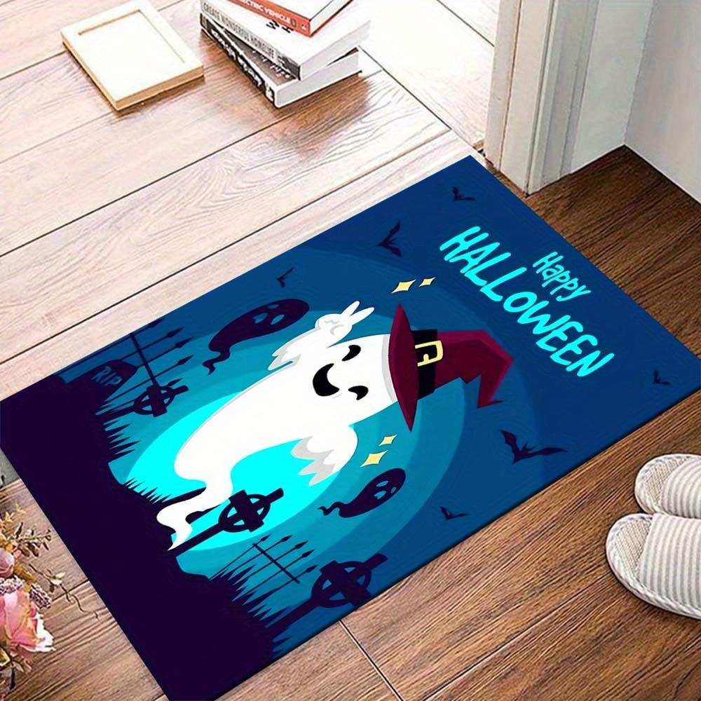 

1pc Happy Halloween Area Rug, Slip-Resistant, Easy-Clean, Stain-Resistant, Perfect for Cozy Living Rooms, Bedrooms, Kitchens, Offices, and H 60cm by 90cm