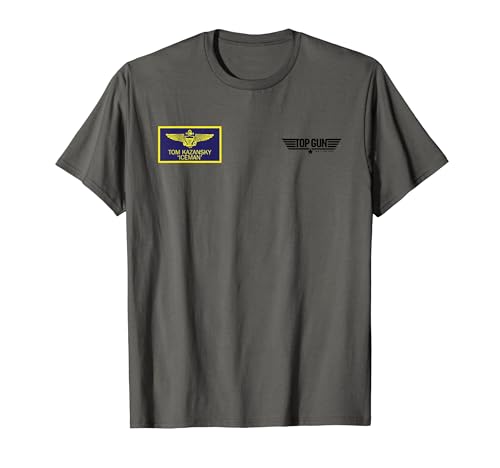 Top Gun Tom Kazansky Iceman Chest Badge T-Shirt