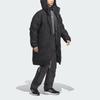 Adidas FW24 FUSTL P DJK LON Water-Resistant Long Warm Sports Casual Hooded Down Jacket Men Jacket Carbon-Black JM6176