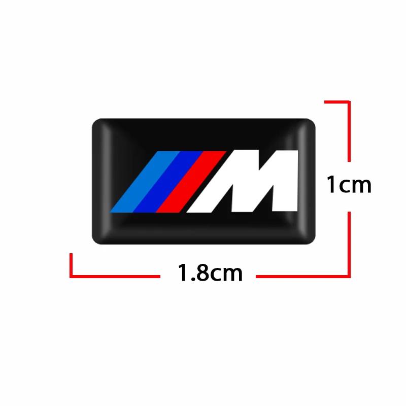 2025 Hot 10pcs Car logo steering wheel sticker Car Epoxy Sticker For BMW 50th Kith M Sticker X1 X3 X4 X5 X6 X7 e46 e90 f20 e60 e