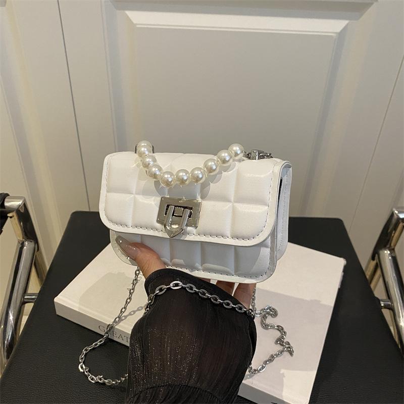 2025 summer new trend versatile chain messenger bag small square bag fashion popular shoulder bag women