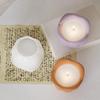 Rose Candle Cup Mirror Silicone Mold DIY Aromatherapy Gypsum Candlestick Flower Pot Ornament Storage Can Home Crafts Decoration