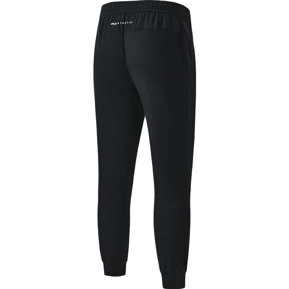 FILA Latte Girl 3.0 Solid Color Cuffed Sports Fitness Pants Men Pants Deep-Black A11M321615FBK