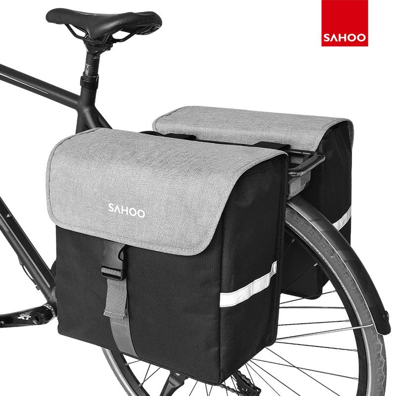

Large-Capacity Bicycle Rear Rack Single-Sided Pannier Bag 40L чорний
