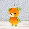 Shinada Drop Bear Plush Toy (with Ball Chain) Orange