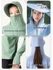 Women's Summer UV Protection Ice Silk Jacket - Lightweight, Breathable, and Original Yarn with Large Brim for Sun Safety