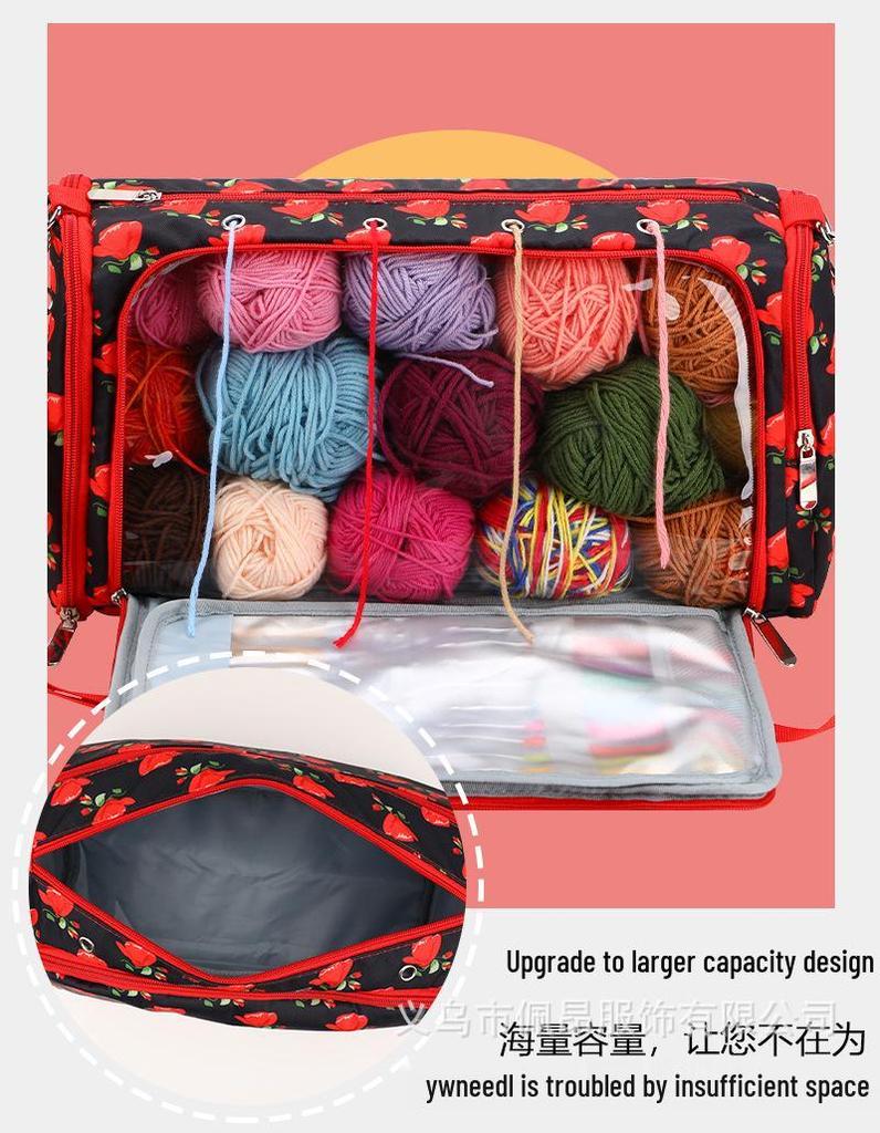 Multifunctional Yarn Storage & Knitting Tool Handbag