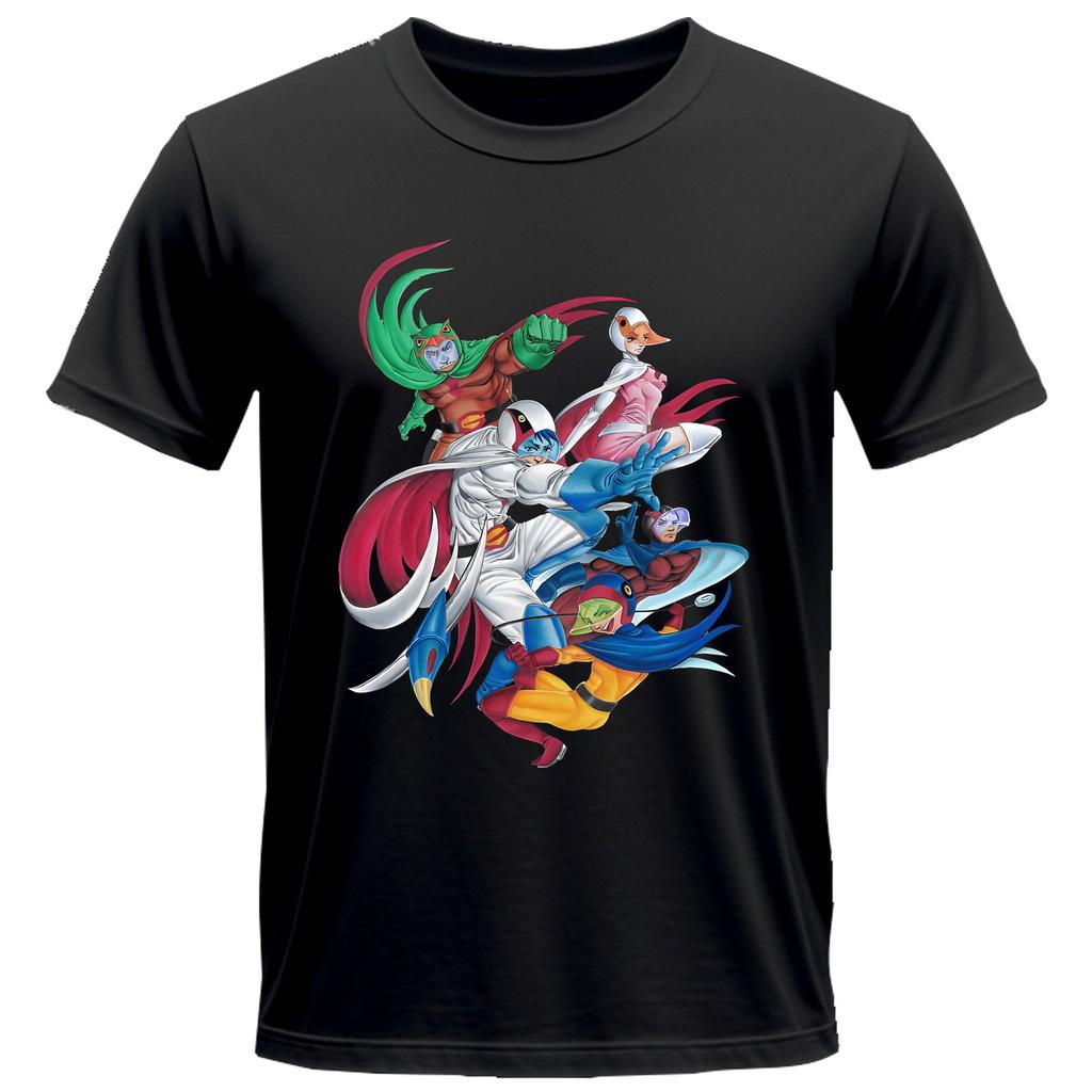 Gatchaunisex Tshirt Eagle Condor Swan Graphic Battle Of The Planets Vintage Cartoon Round Neck Cotton Short Sleeve Unisex Clothing